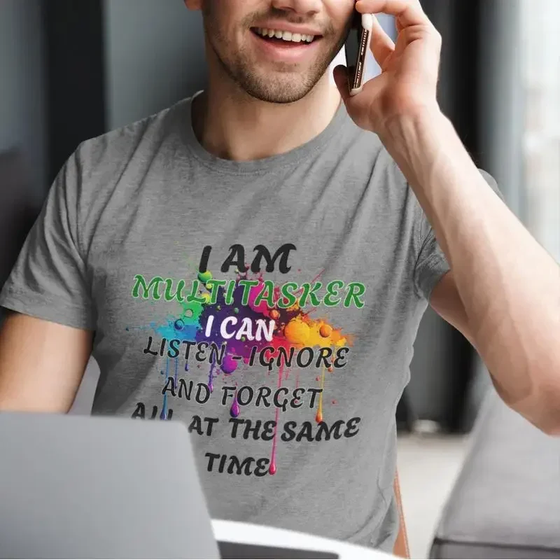 Funny T Shirt Sassy I'M Multitasker Humorous Saying Sarcastic Quotes