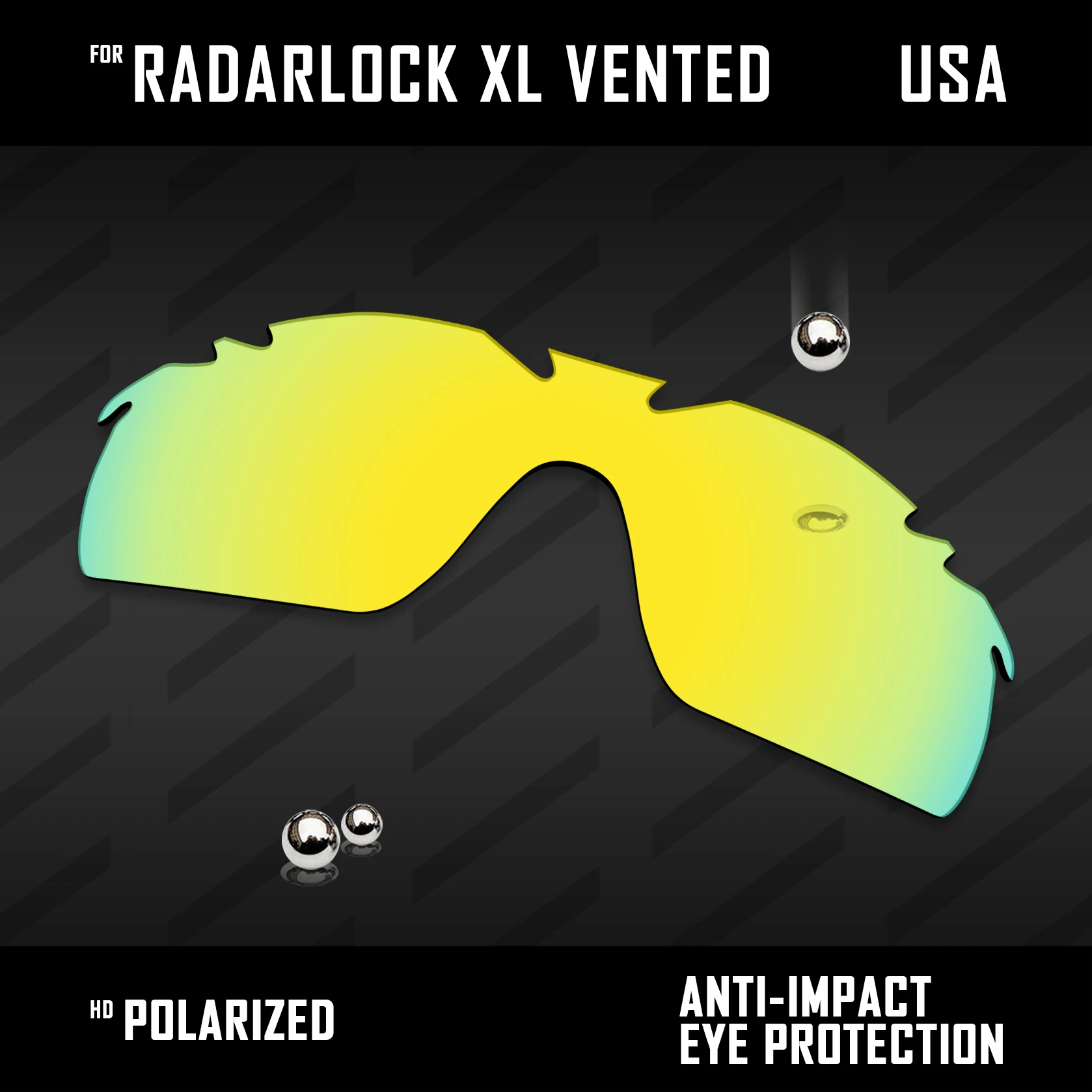 OOWLIT Polarized Lenses Replacements For Oakley Radarlock XL Vented OO9196 OO9170 Sunglasses - Multi Colors