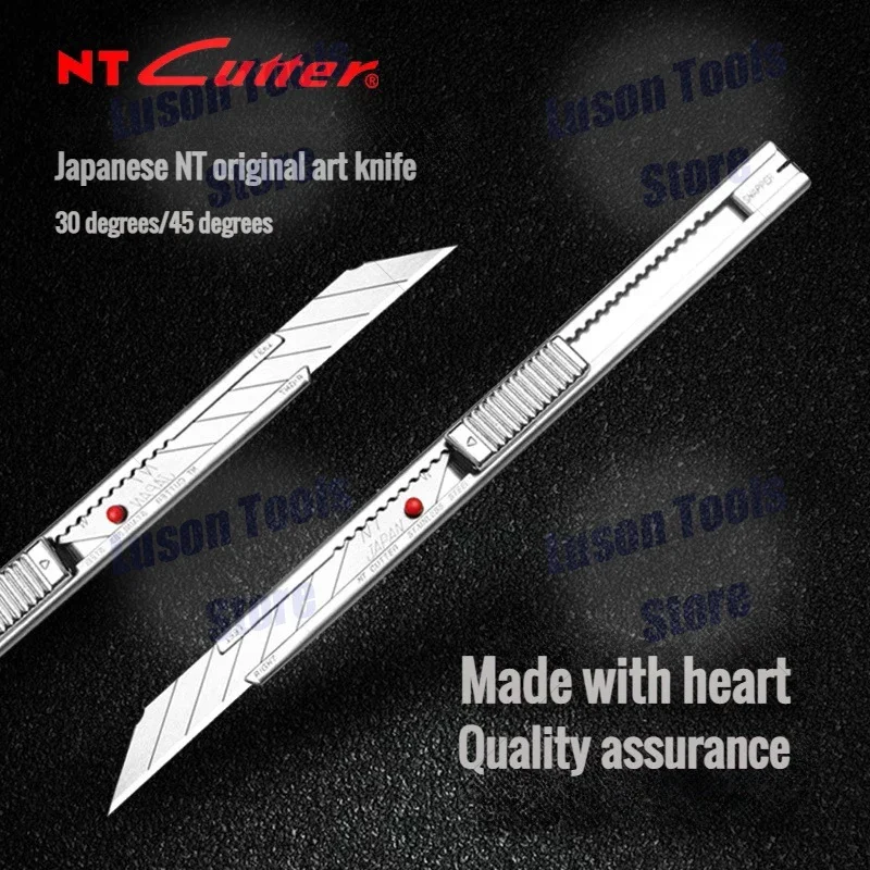 NT A-1P/AD-2p 9mm 30 degree multifunctional edc titanium automatic buckle, quick pull professional telescopic stationery knife,