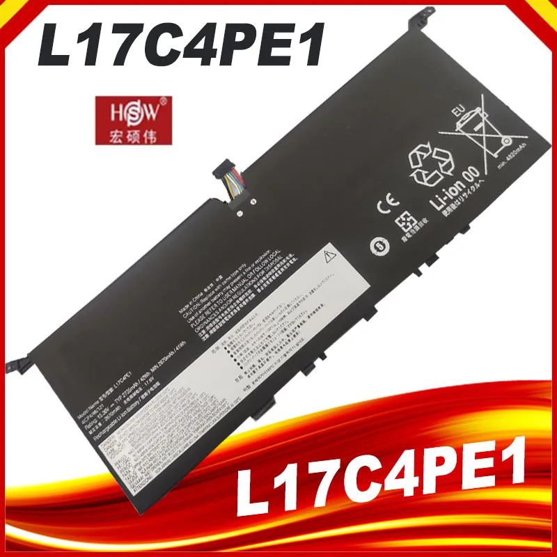 

L17C4PE1 For Lenovo YOGA S730-13 S730-13IWL ( 81J0 ) IdeaPad 730S 13 730S-13IWL Laptop Battery L17M4PE1 L17S4PE1