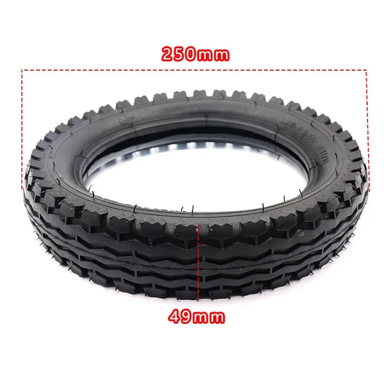 High Quality 12x2.50 Outer Tire 12 Inch Cover Tyre for Mini Motorcycle Electric Bicycle Children's Bicycle Baby Carriage