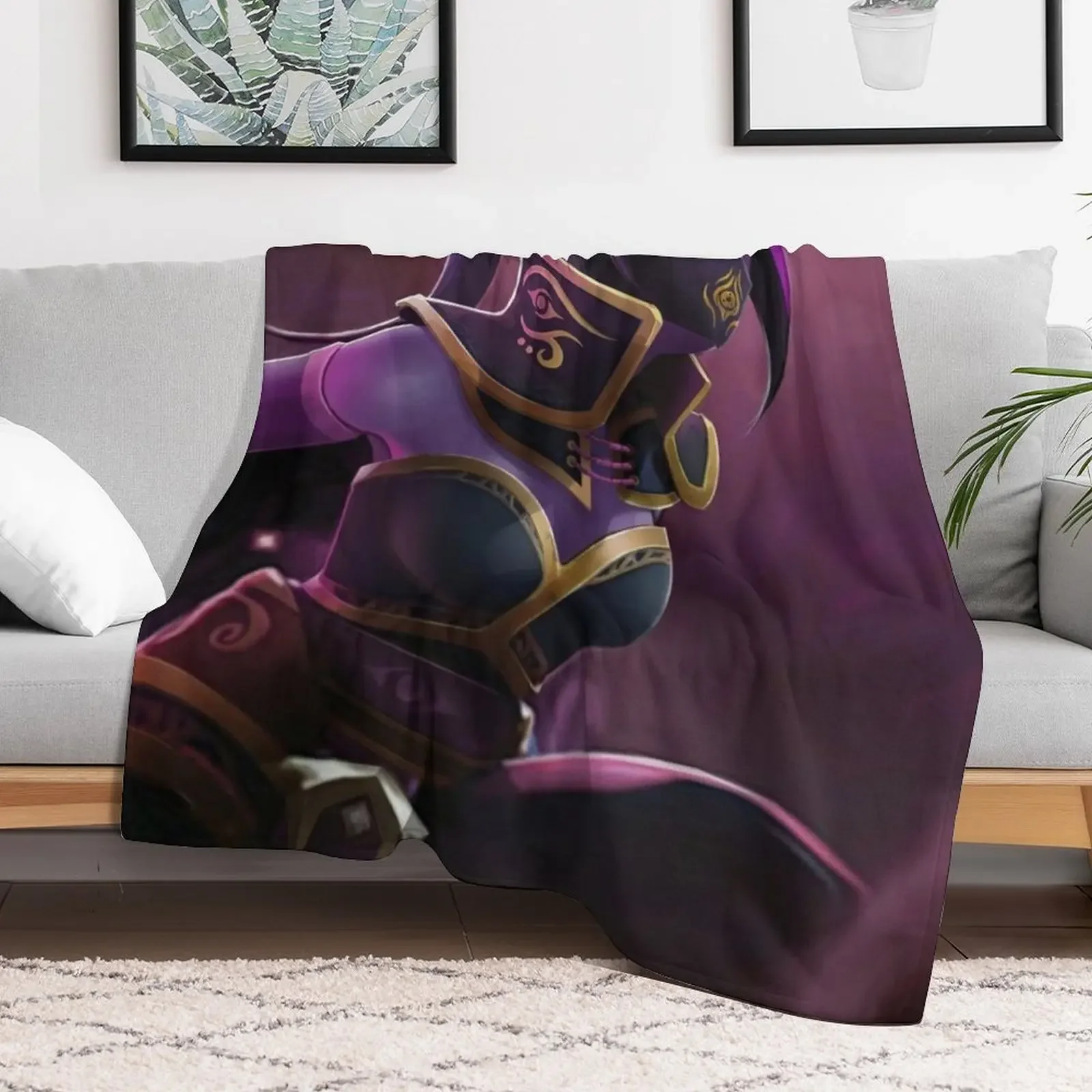 Steam, dota2, Templar Assasins Throw Blanket valentine gift ideas Flannel Blankets