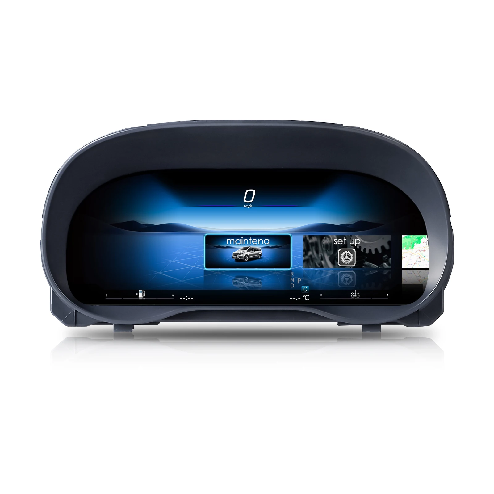 

Navihua LCD Dashboard Auto Meter for Mercedes-Benz Vito 2016-2024 Speedometer Cockpit Instrument Display LCD Digital Cluster