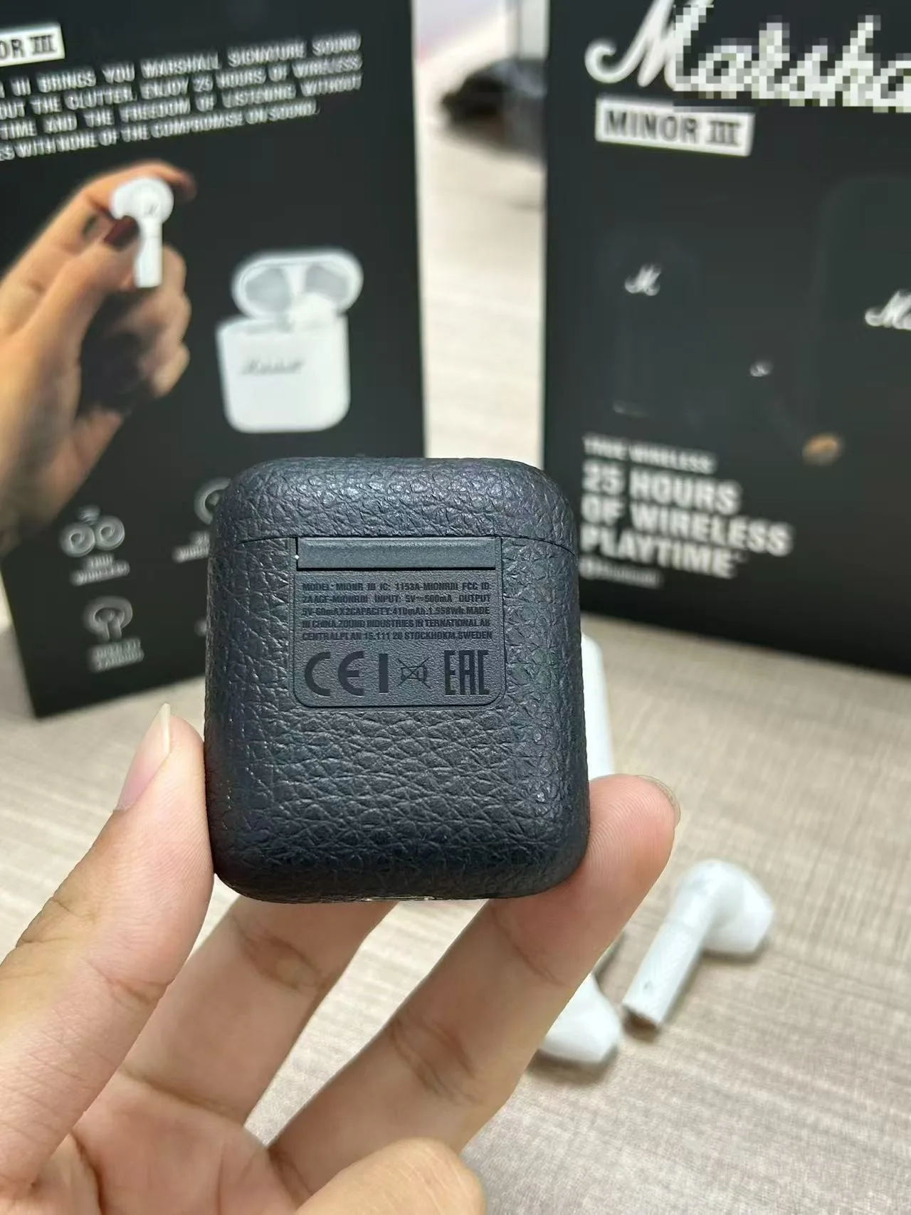 2025 موضة جديدة مارشال سماعات أذن شبه داخل الأذن سماعات بلوتوث لاسلكية صغيرة III الراقية