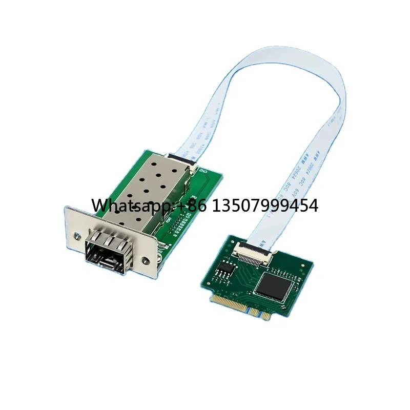 

M.2 A+E I210 Internal Single Optical Port/SFP Ethernet PCI Express Fiber Optic Server Industrial Control Network Card in Stock