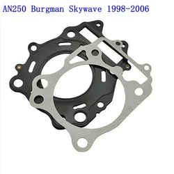 Motorcycle Engines Upper Lower Cylinder Head Gasket Kits for Suzuki AN250 Burgman Skywave 250 1998-2006