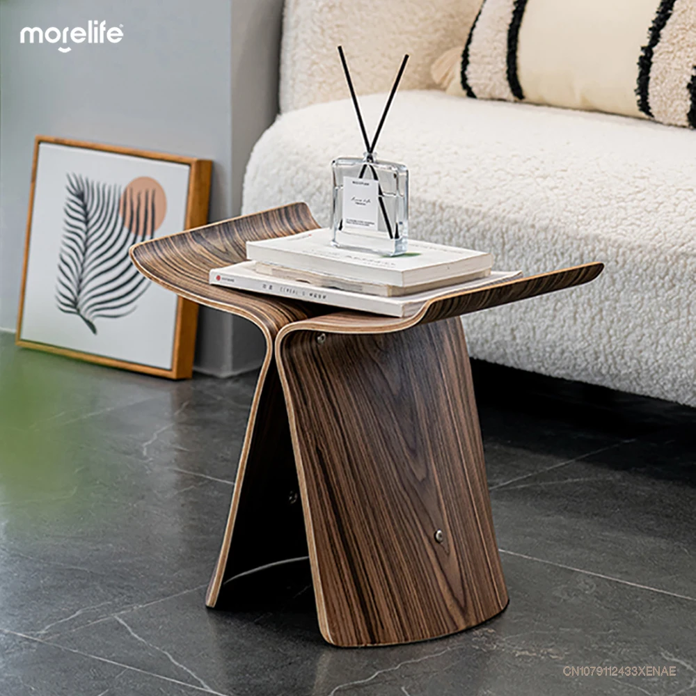 

Solid Wood Coffee Table Butterfly Step Stool Creative Family Leisure Light Luxury Shoes Replacement Bench Caffè Tavoli Furniture