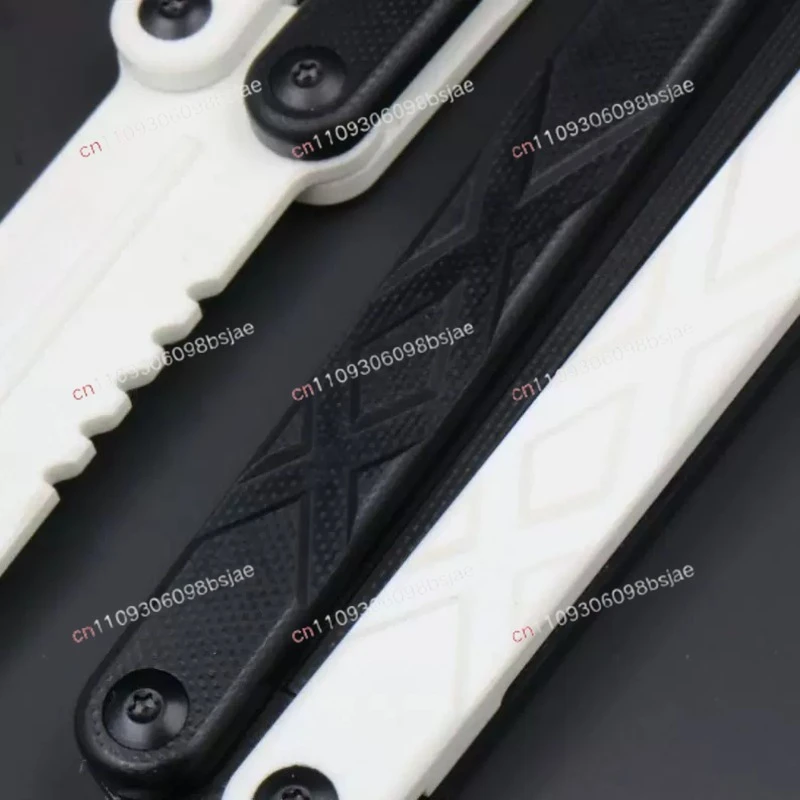G10 Clone Fiberglass Plastic Non-metal Trainer with Split Handle EDC