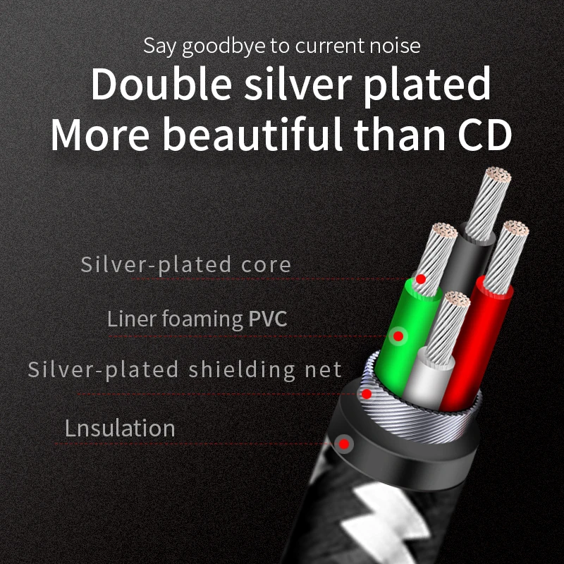 TODN type c to 3.5 jack aux audio usb c dac cable tipo c silver usb microphone 32bits/384khz for phone, headphone, speaker