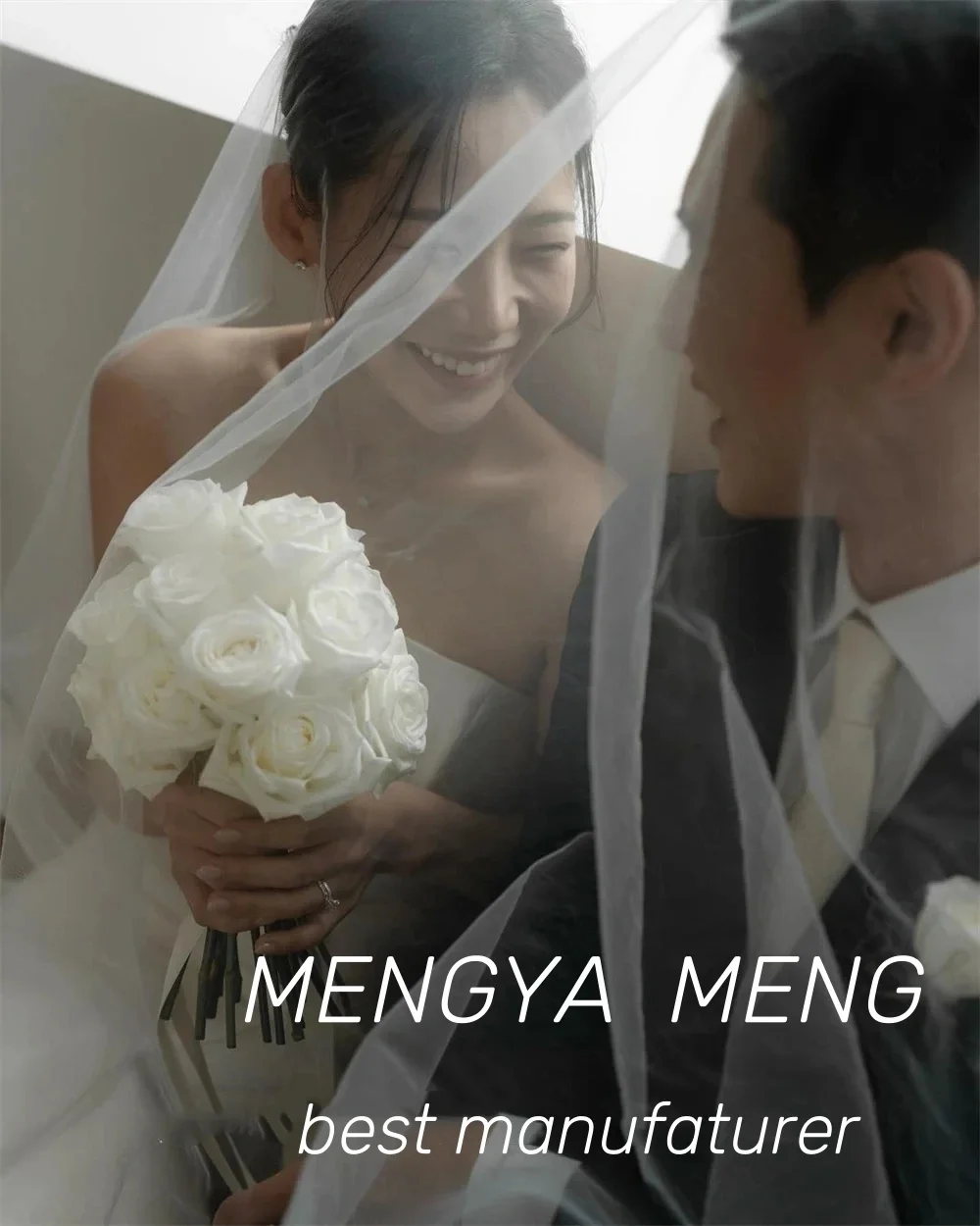 2025 Customized Elegant Strapless Mermaid Wedding Dress Korea ID Photo Shoot Satin Bridal Gown Garden Evening Party Dresses