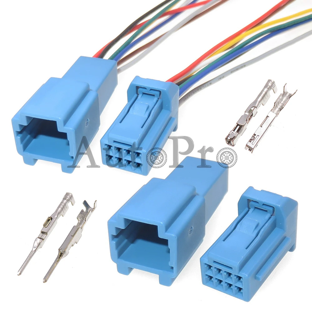 

1 Set 8 Hole AC Assembly Auto Low Current Plug 6098-6522 Automotive Wire Harness Socket Car Accessories