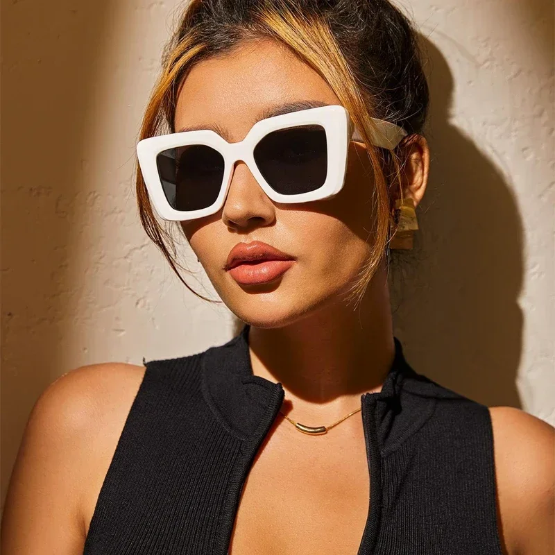 Gafas De Sol cuadradas De gran tamaño para Mujer, Gafas sencillas con personalidad, Gafas Retro De moda para Mujer, Gafas De Sol para Mujer