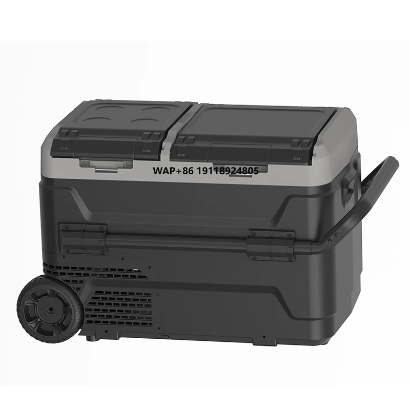 

Portable Car Fridge Freezer Mini 12/24 Volt AC/DC Car Refrigerator Made of Durable Plastic