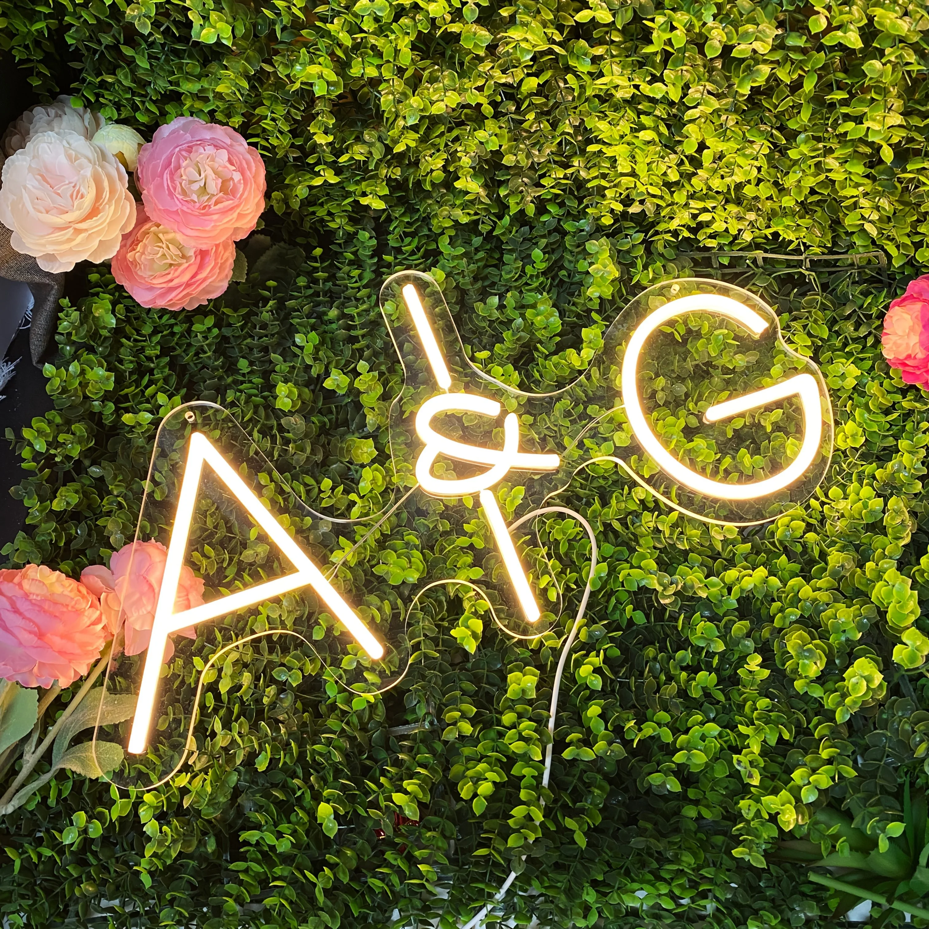 Custom LED Neon Sign Personalized Alphabet Signs Letters , Dimmable Romantic Wall Decor for Weddings, Anniversaries, Proposals - view 3