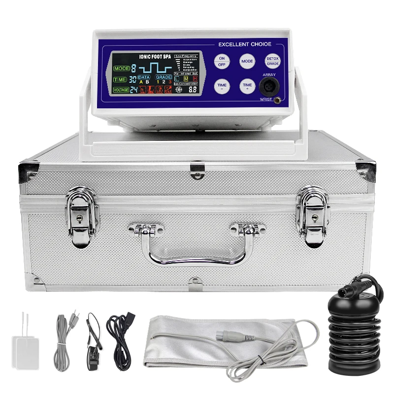 

Ion Cleanse Detox Foot Bath Spa Machine With Infrared Waist Belt & Massage Function