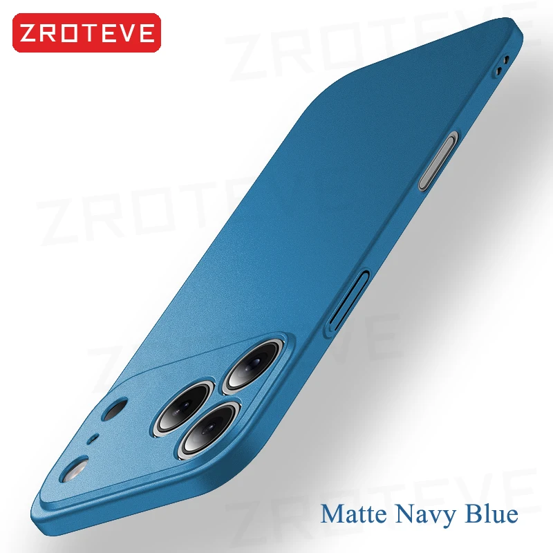 Für iPhone 18 17 Pro Max 17e 16e 16 15 14 Plus 13 Mini Hülle ZROTEVE Ultradünne Matte Harte PC-Abdeckung für iPhone17 Air Handyhüllen – Detail 27