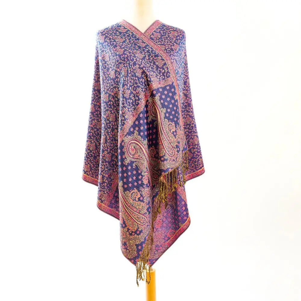 

Fashion Paisley Long Scarf All-Match Tassel Shawl Soft Breathable Pashmina