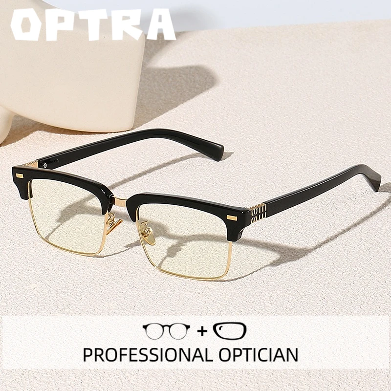 

OPTRA Currents Reading Glasses Brand Guarantee Anti Blue Ray Myopia Photochromic Eyeglasses Custom Prescription Optical Eyewear