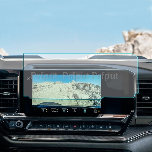 Imagen 2 del producto Protector de pantalla PET para Chevrolet Silverado 1500 2500 3500 2022-2024 pantalla de infotación de navegación GPS para coche de 13,4 pulgadas