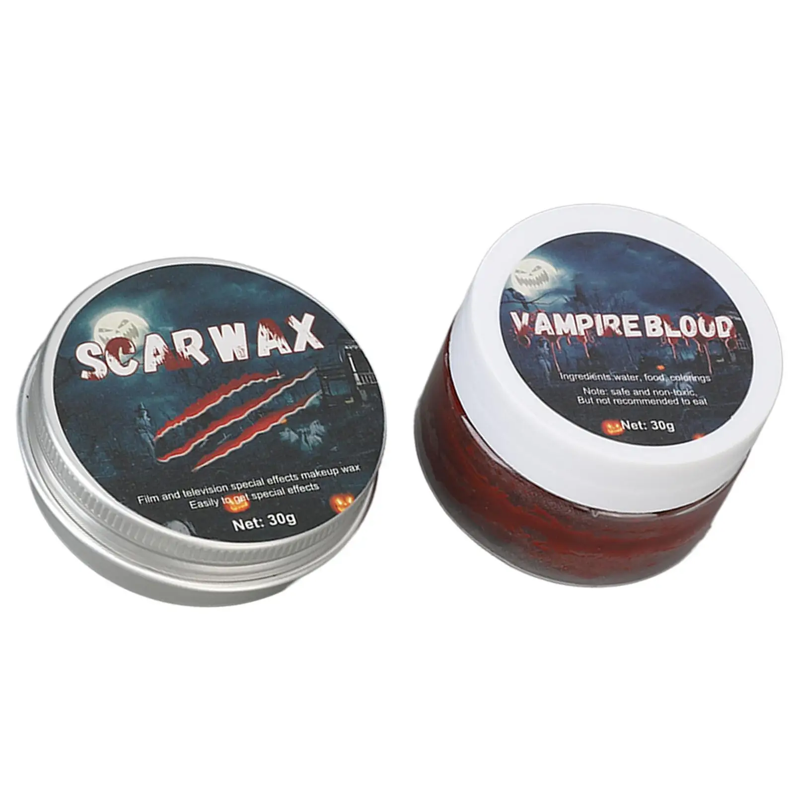 مجموعة مكياج شمع الندبات للمؤثرات الخاصة الواقعية، آمنة للدم المزيف للبشرة، مثالية للاستخدام في حفلات الهالوين #5