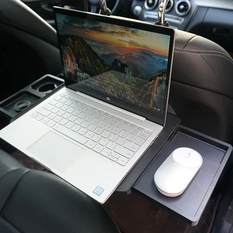 

Furniture Car Back Seat Writing Desk Foldable Multifunction Laptop Table Portable Car Office Setup Travel Desk Solution