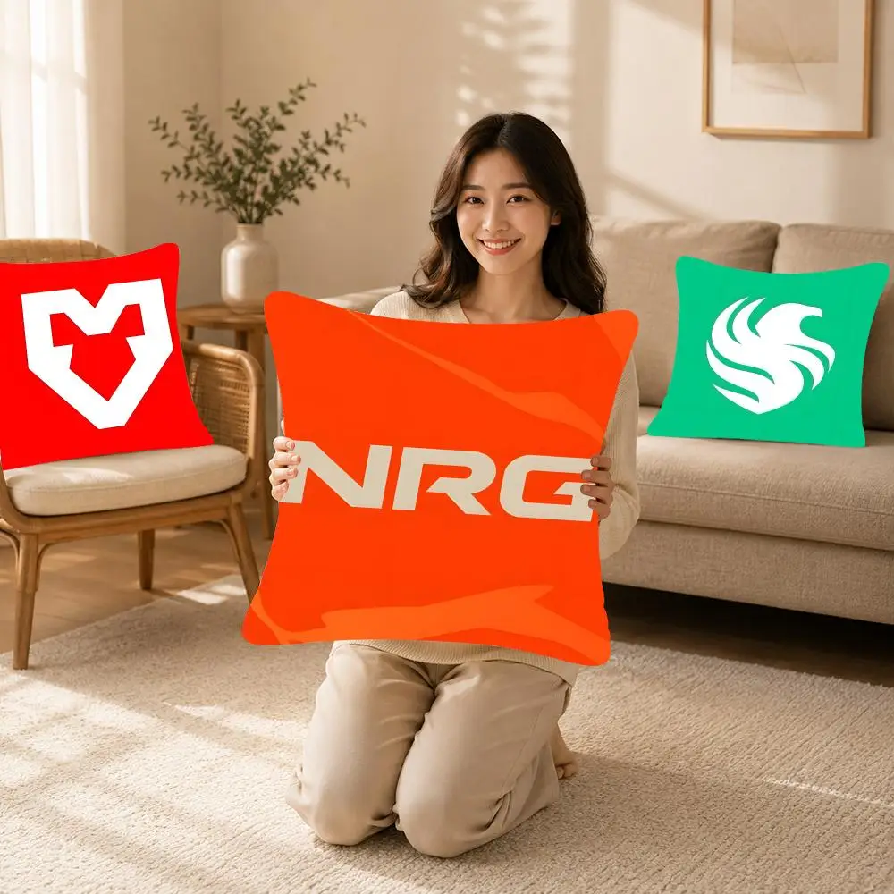 Esports Team Counter-Strike Cushion Cover Bedroom bed reading backrest cushion Festive plush holiday Soft plush throw
