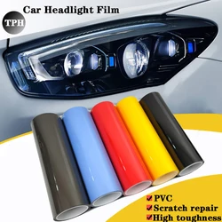 Automotive Headlight Film & Taillight & Fog Light Lamp Smoke Black PU PPF Protective Film For Auto Styling Decorate Accessories
