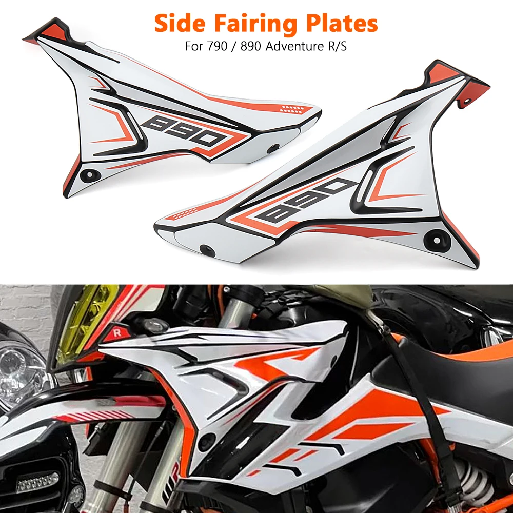 

New Left Right Front Side Cover Fairing Motorcycle Fairings Panel Kits Accessories For 790 Adventure 890 ADV R S 2020 2021 2022