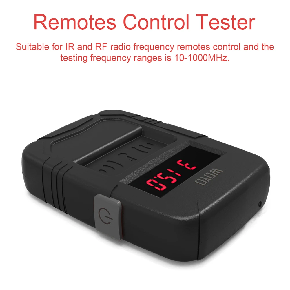 WOYO 10-1000MHz Handheld Portable Wireless Car Remotes Control Tool Diagnosis Infrared Radio Frequency Tester Tools