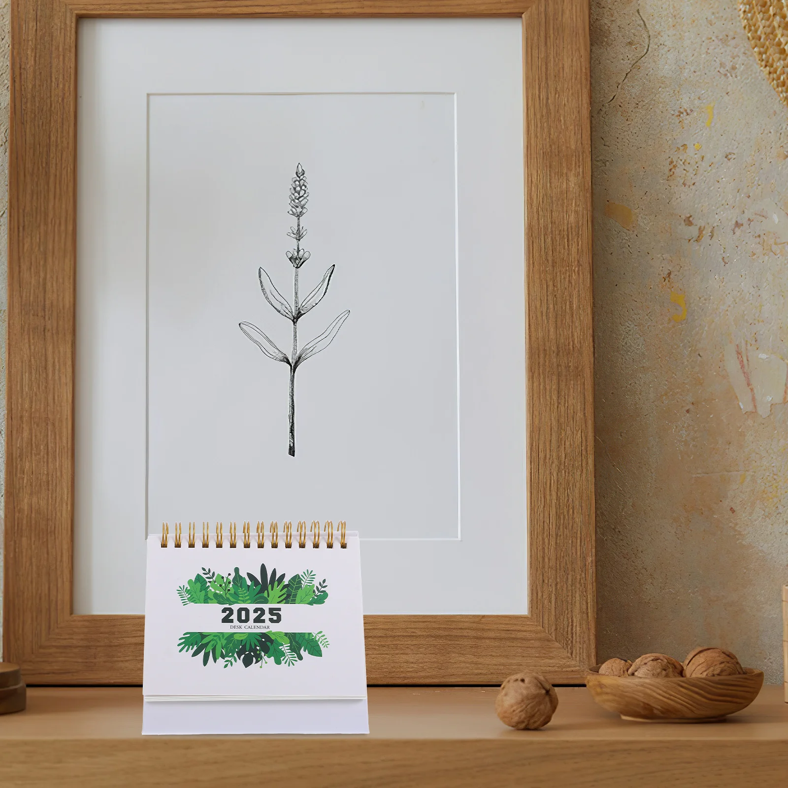 

Mini Desk Calendar 2025 Standing Desktop Calendar Small Tabletop Organizer Chinese Lunar Year Year Of The Snake Planner Printing