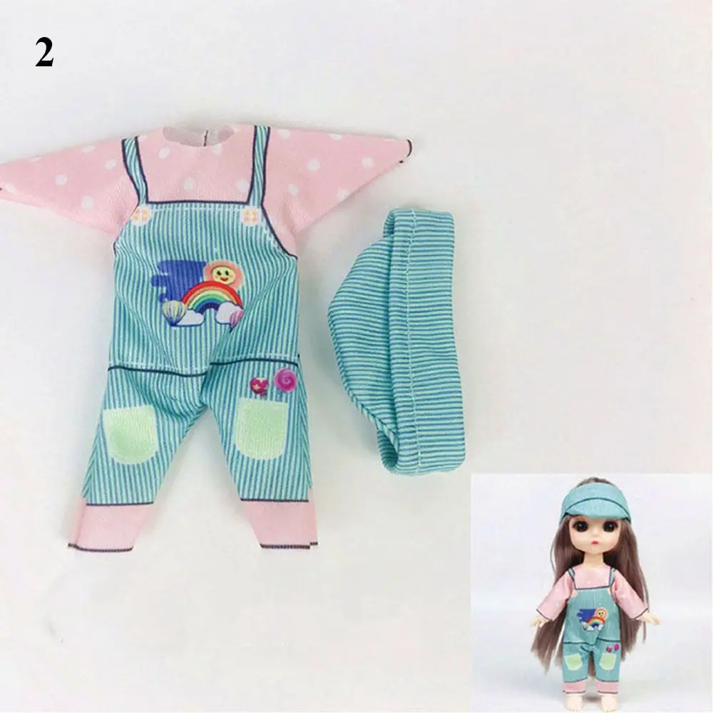 16cm Bjd Doll Clothes Suit High-end Dress Up Can Dress Up Fashion Doll Clothes Skirt Suit Best Gifts for Children DIY Girls Toys