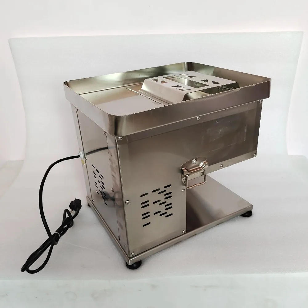 Restaurant Fresh Meat Slicer Multi-functional High-Power Electric Meat Cutting Machine For Slicing Shredding And Diced Meat