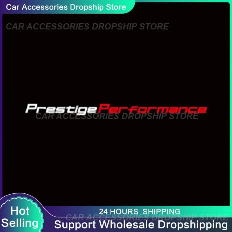 Autocollants de décoration de pare-brise avant, universels et durables, Performance de Prestige, accessoires de style de voiture, autocollants personnalisés pour porte automobile
