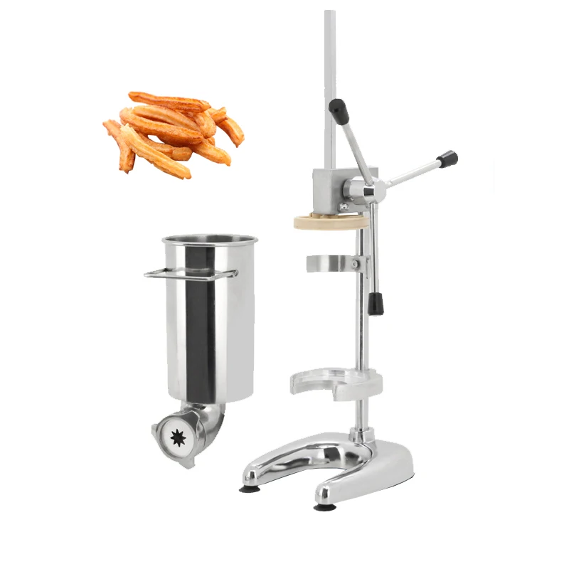 

2L/3L Manual Spanish Churros Machine Churros Maker Commercial Small Fritter Fried Dough Sticks Making Machine