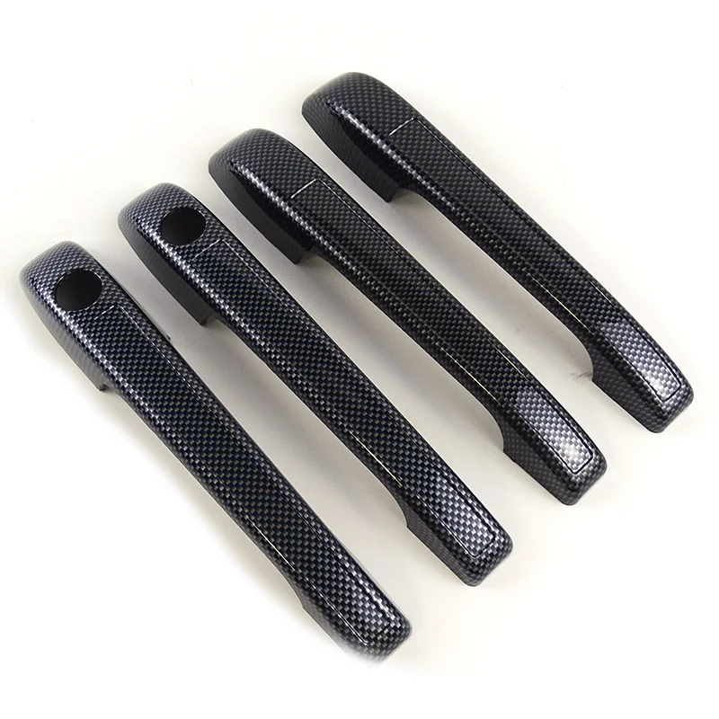 Carbon fiber door Handles cover set Handle Trim for VW volkswagen MK1 MK2 Golf 1 golf 2 Jetta Rabbit Caddy Derby Scirocco Coupe