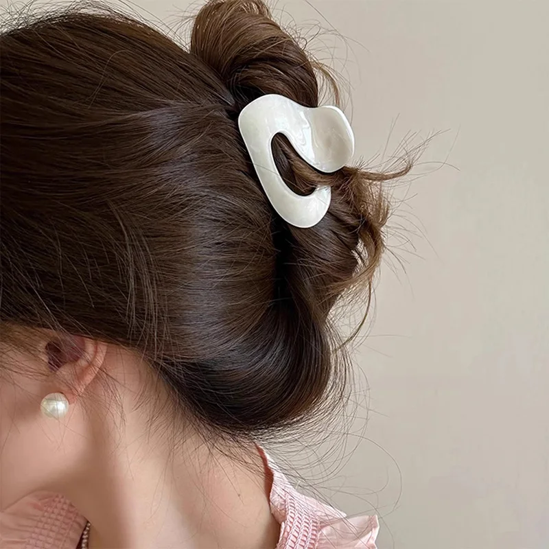 Neue unregelmäßige bunte Haar Krallen clips für Frauen kleine Hai Clip Mädchen elegante Haarnadel Französisch Haar Zubehör weiblichen Kopfschmuck