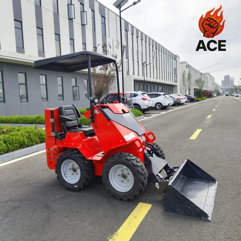 شحن مجاني رافعة عجلات انزلاقية صغيرة محرك EPA جرافة صغيرة صينية منزل جرافة انزلاقية صغيرة مع لون مخصص #3