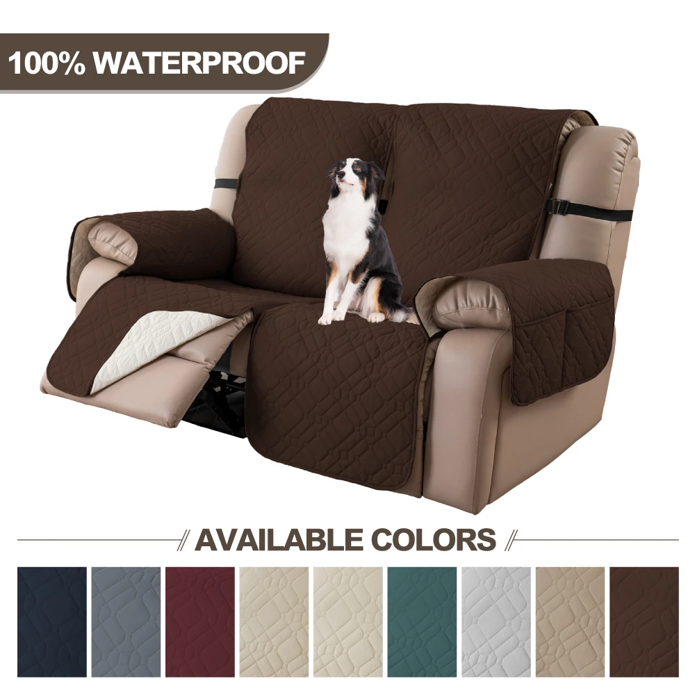 

Quilted Recliner Sofa Cover Dogs Pets Kid Anti-Slip Chair Covers Anti-wear Lazy Boy Armchair Slipcovers Furniture Protectog Room