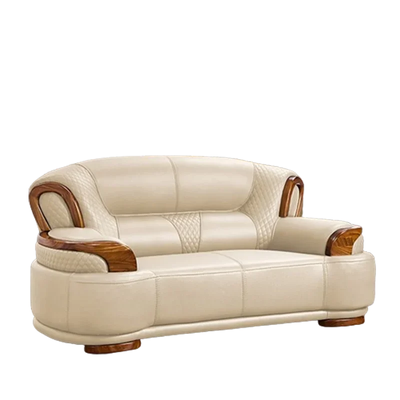 #Luxury Villa Sofa Wood Green High End Apartment Sofa European Large Sillon Relax Reclinable Para Salon Living Room Furniture