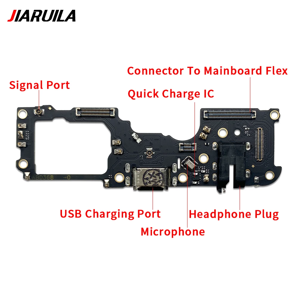 10Pcs，Tested For Oppo A95 A74 Find X3 Lite Realme 8 Reno 6 Lite  4 5 5K USB Charging Port Dock Charger Plug Connector Board Fle