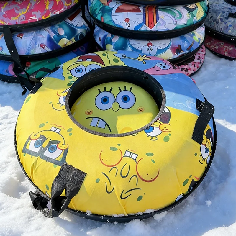 inflatable-rainbow-slip-slide-tire-water-ring-snow-slide-children-parent-adult-amusement-equipment-wear-resistant-skiing