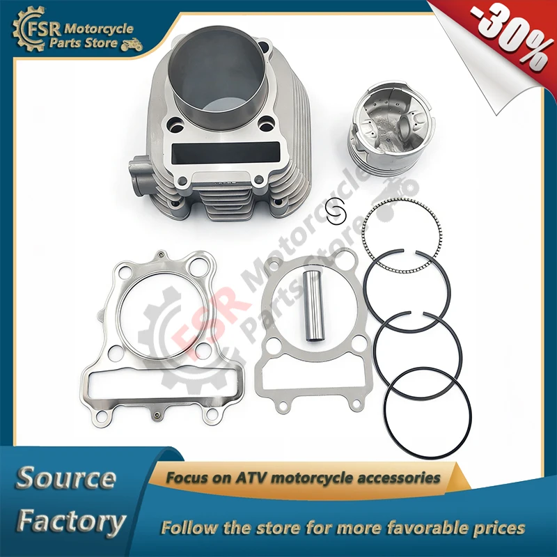 

JS250 ATV 71MM CYLINDER KIT,FOR JIANSHE 250 LONCIN LX250-F LION RUN BASHAN 250-5 RUNTONG,WITH PISTON GASKET,QUAD PARTS