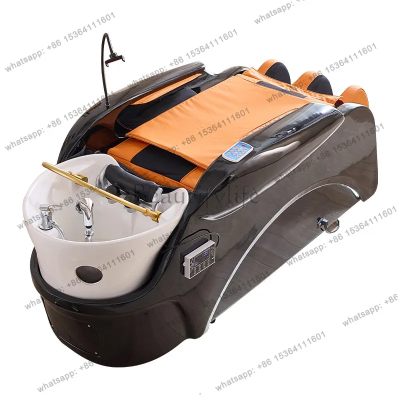 

High-end barber shop electric massage shampoo bed beauty salon head treatment bed
