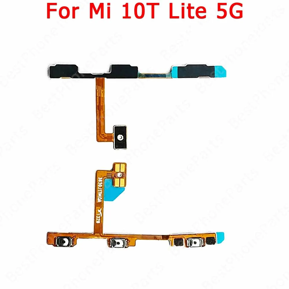 Remplacement de la clé marche/arrêt, volume ata 10 ata 11, câble flexible, Xiaomi Mi 11T Pro 10 Lite 10S 10T 5G 11 Ultra 11i