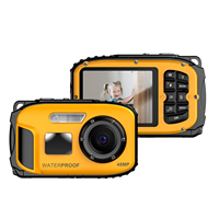 1080P Waterproof Digital Camera 48MP Digital Video Camera 2.4 Inch IPS Screen IP68 5M Body Waterproof Depth AF 4X Digital Zoom