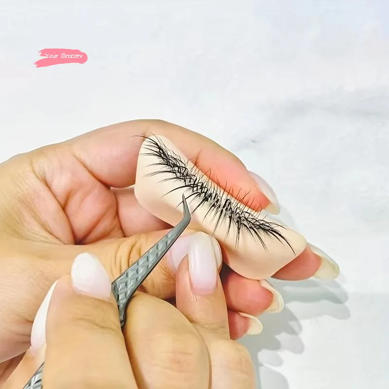 1 قطعة نموذج ممارسة رمش سيليكون مع ملحقات واقعية أداة تدريب الجفن قابلة لإعادة الاستخدام لتعلم تطبيق رمش #1