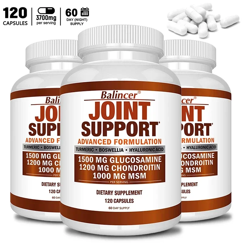 Glucosamine Chondroitin Turmeric Msm Boswellia - Joint Health Support Supplement