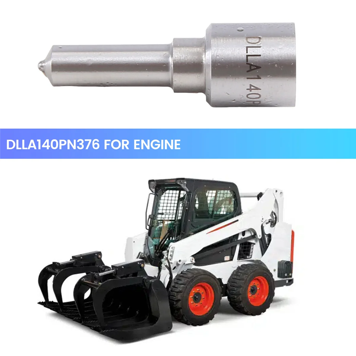 

4 шт. топливная форсунка DLLA140PN376 для двигателя Kubota Bobcat погрузчика