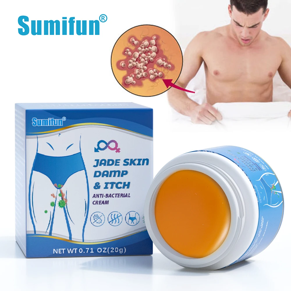 

20g Sumifun Private Antibacterian Cream Herbal Anti Itch Fungus Ointment for Men Genital Itching Smell Remover Chinese Medicines