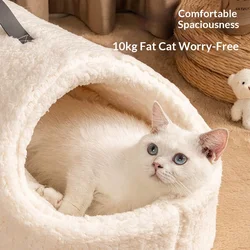 Cama cálida nido en forma de zapatilla para gatos y perros pequeños